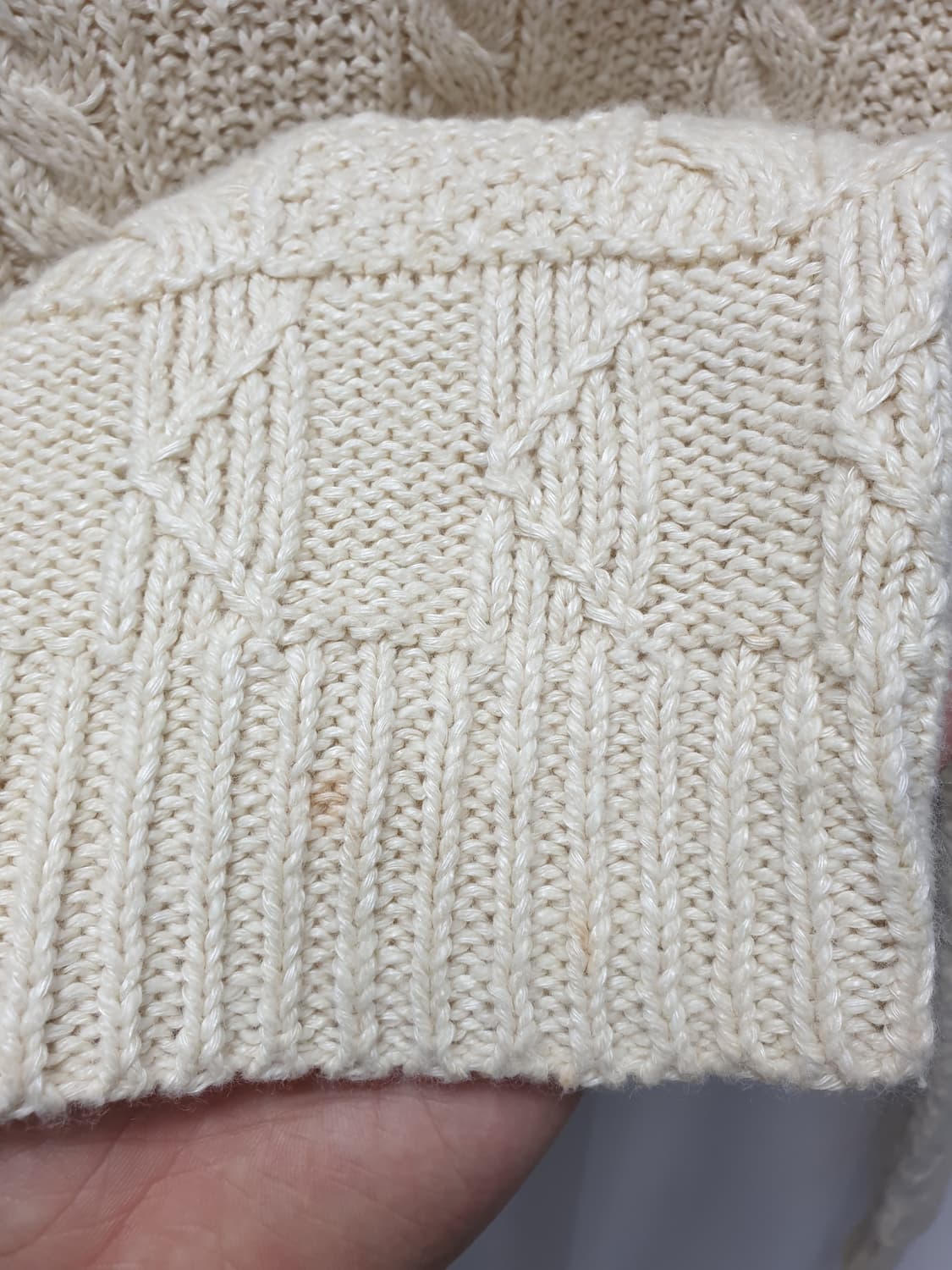 폴로랄프로렌 마린 아이보리 케이블니트 s 상품이미지8