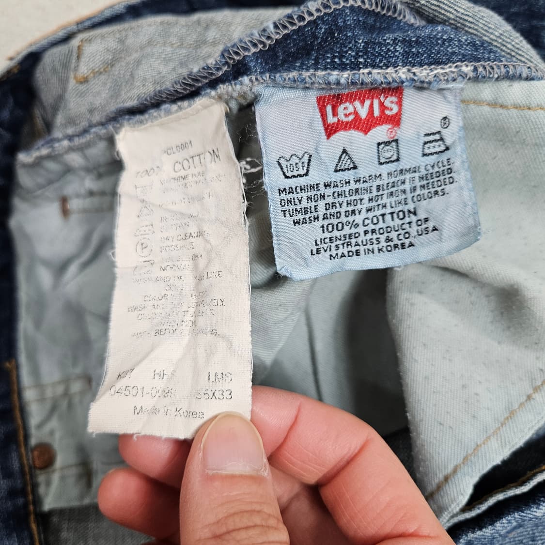 00s 리바이스 501 데님 35 33 상품이미지6