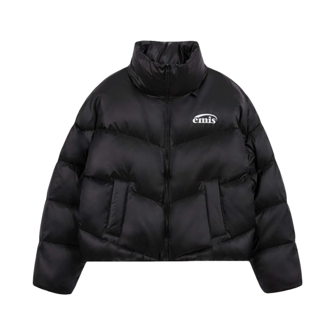 이미스 / DUCK DOWN CROPPED PADDING-BLACK 상품이미지1