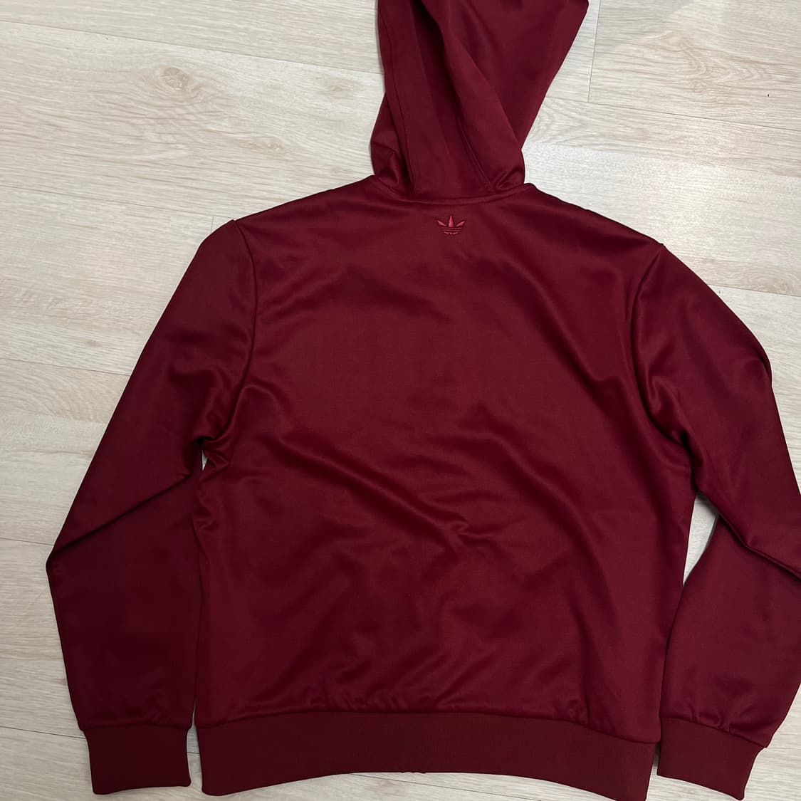 아디다스 웨일즈보너 트랙 후드집업 버건디 XL 새상품 상품이미지4