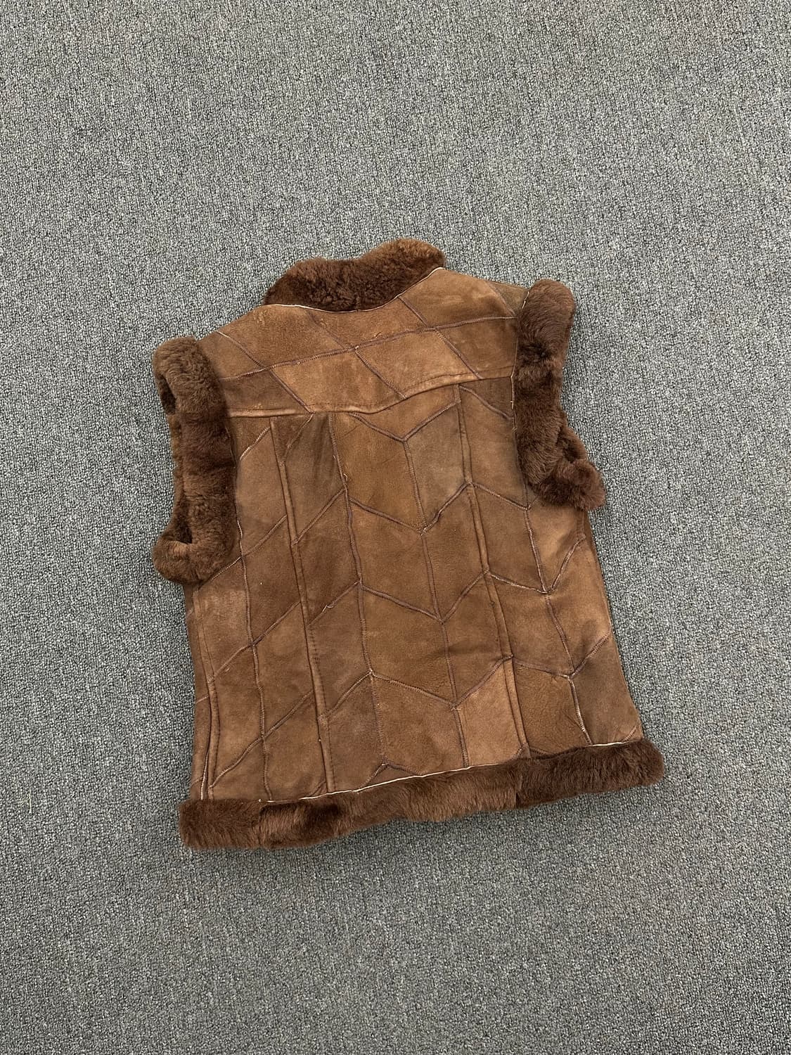 M)Japanese vintage 여성 무스탕 베스트 상품이미지6