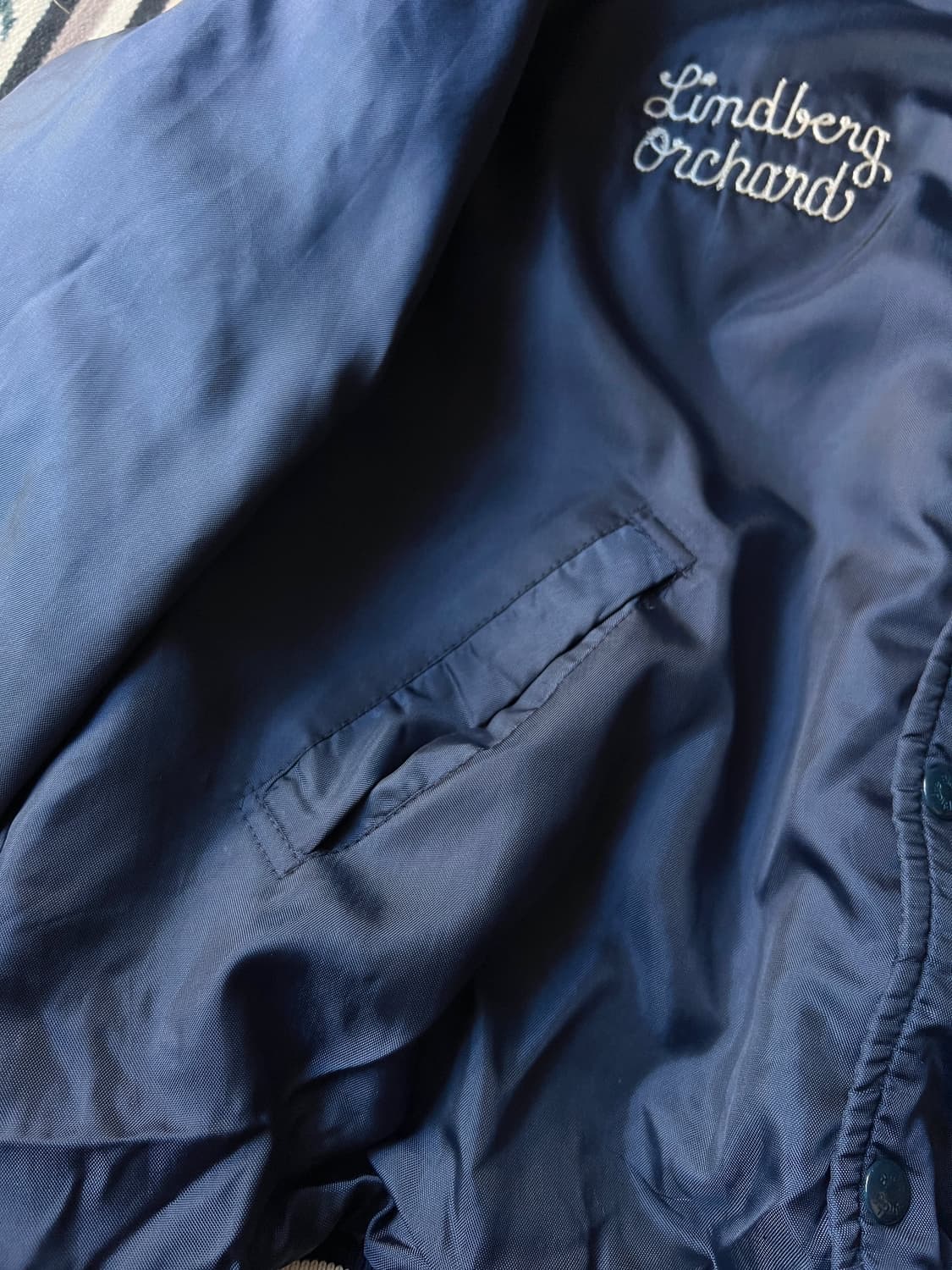 [L]90's Made in USA 체인 스티치 쉐르파 바시티 자켓 상품이미지5