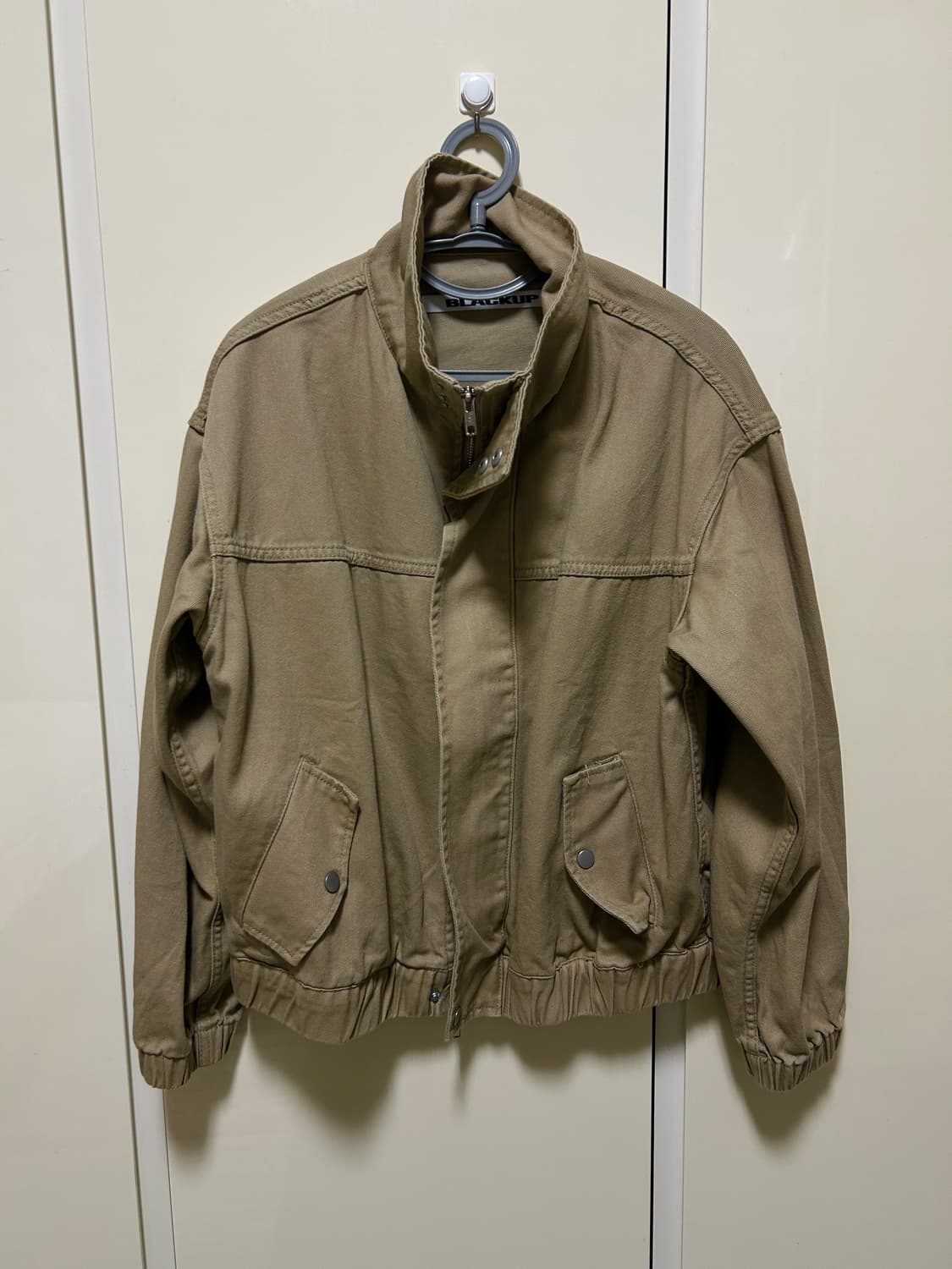 블랙업 지크 하이넥 투웨이 코튼 점퍼 상품이미지3