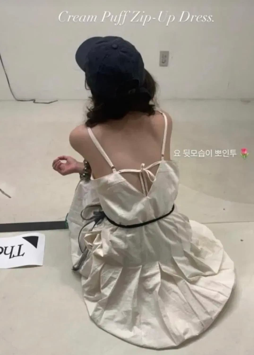 더바넷 x 리본빛 ribbonbit 집업 드레스 상품이미지1