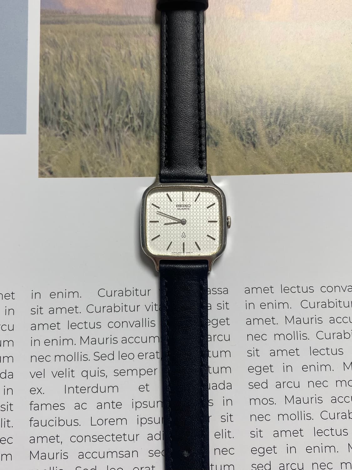 Seiko 스퀘어 쿼츠 상품이미지4