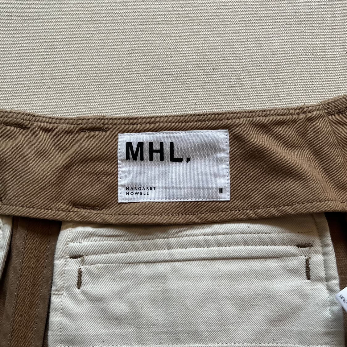 MHL 버튼 디테일 카고 스커트 상품이미지5
