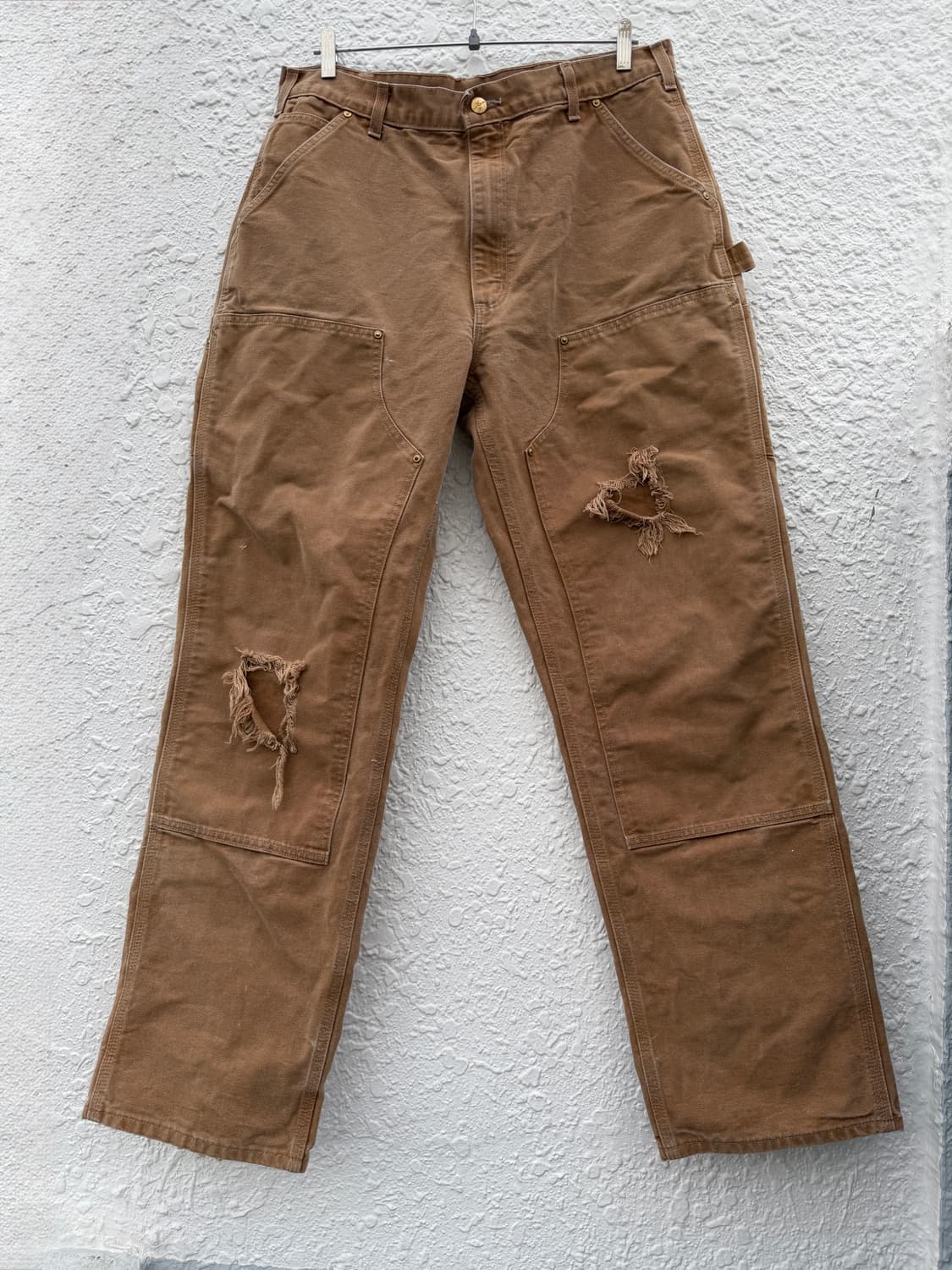 Vintage Carhartt Brown Duck Double Knee  상품이미지1