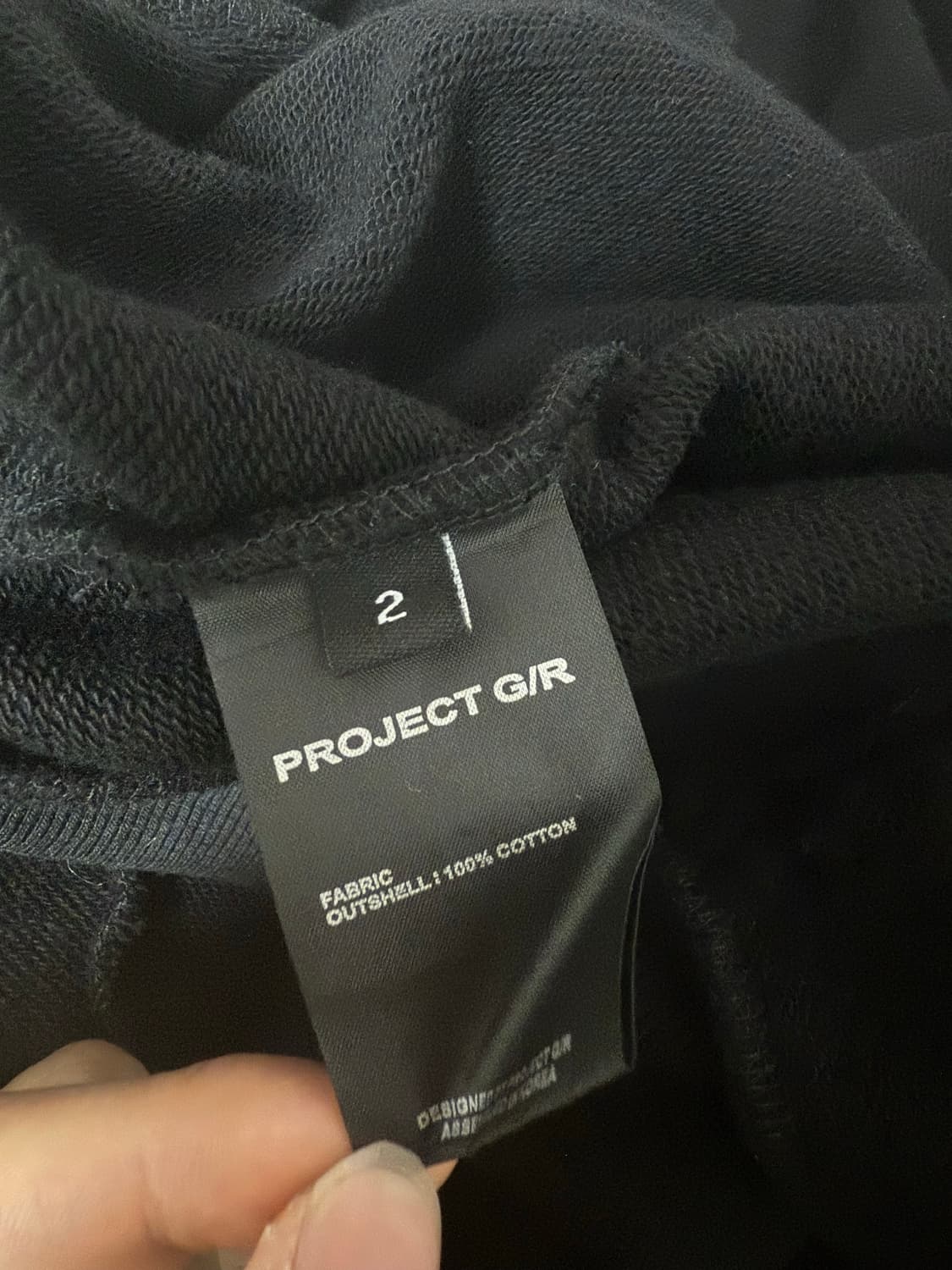 프로젝트 gr 후드집업 상품이미지4