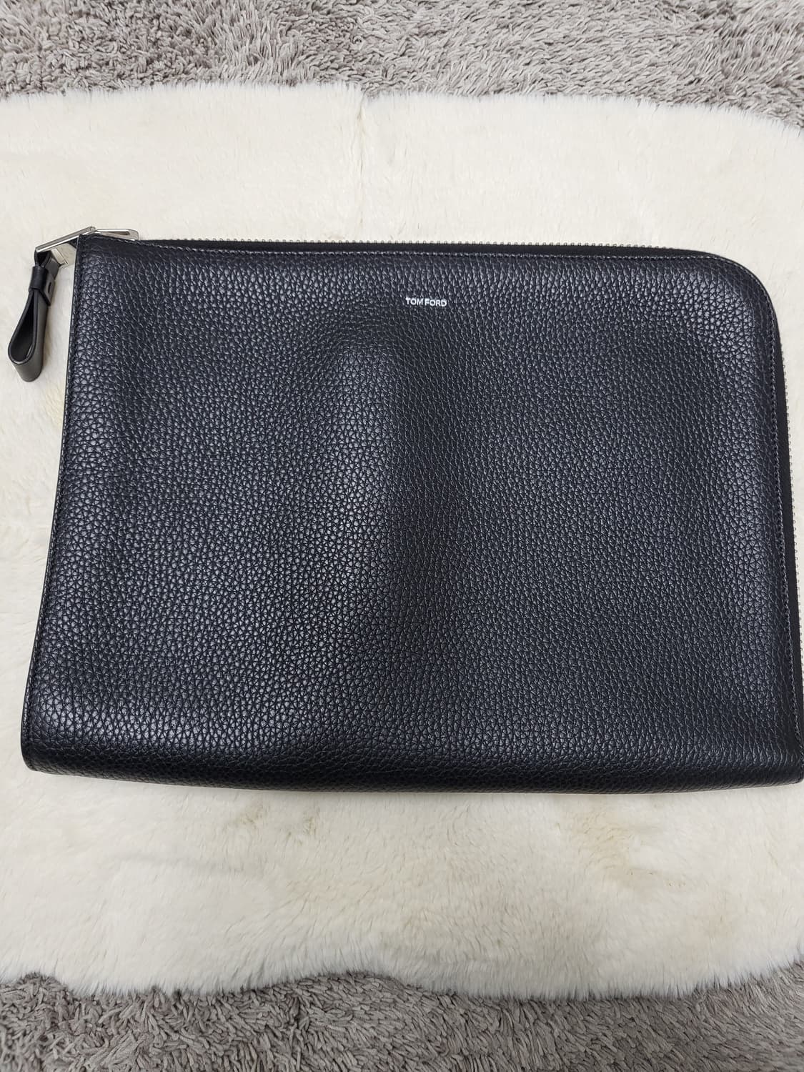 톰포드 블랙 가죽 클러치백 새제품급 상품이미지9