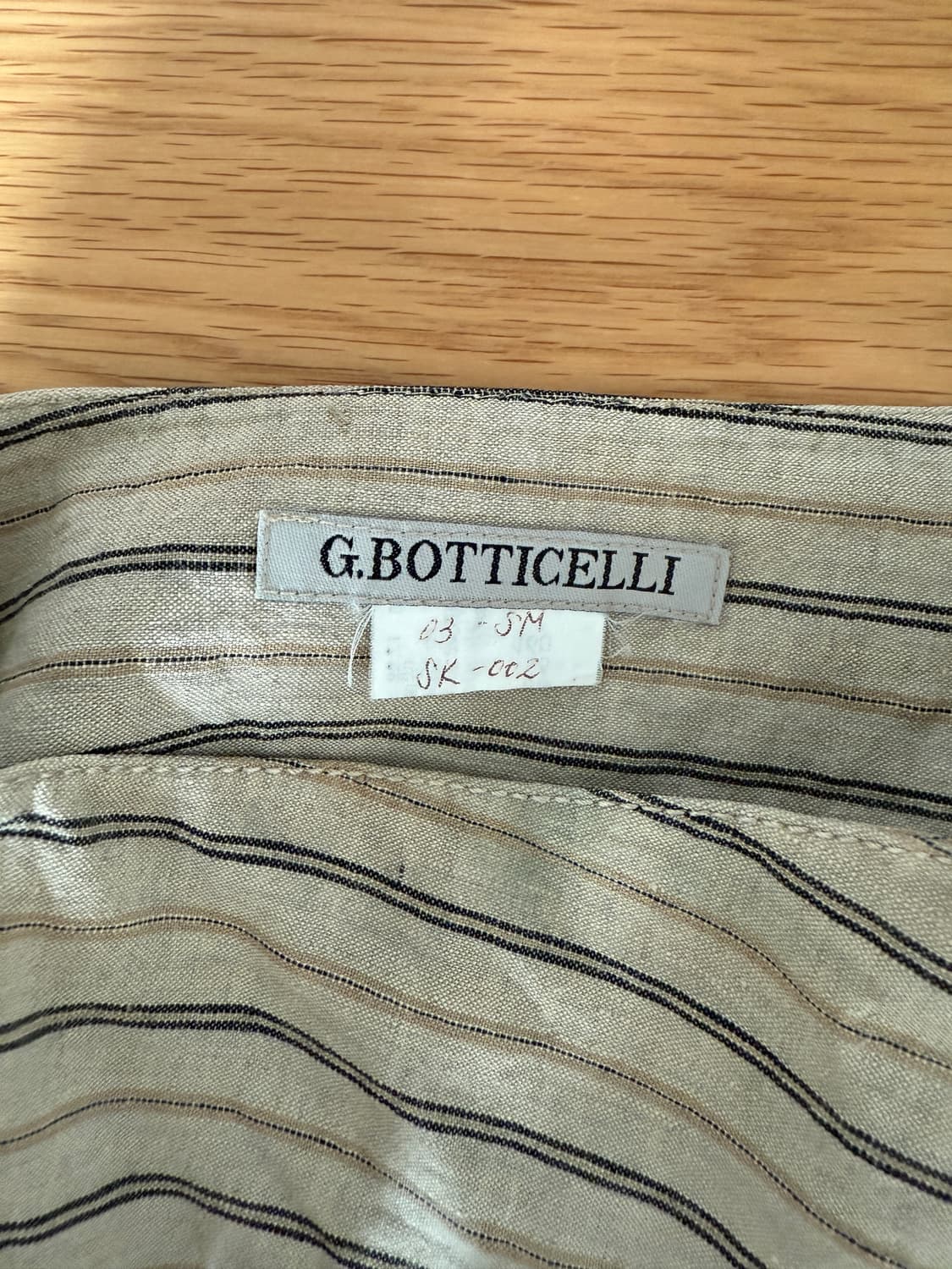 G.BOTTICELLI 린넨 스커트 상품이미지5