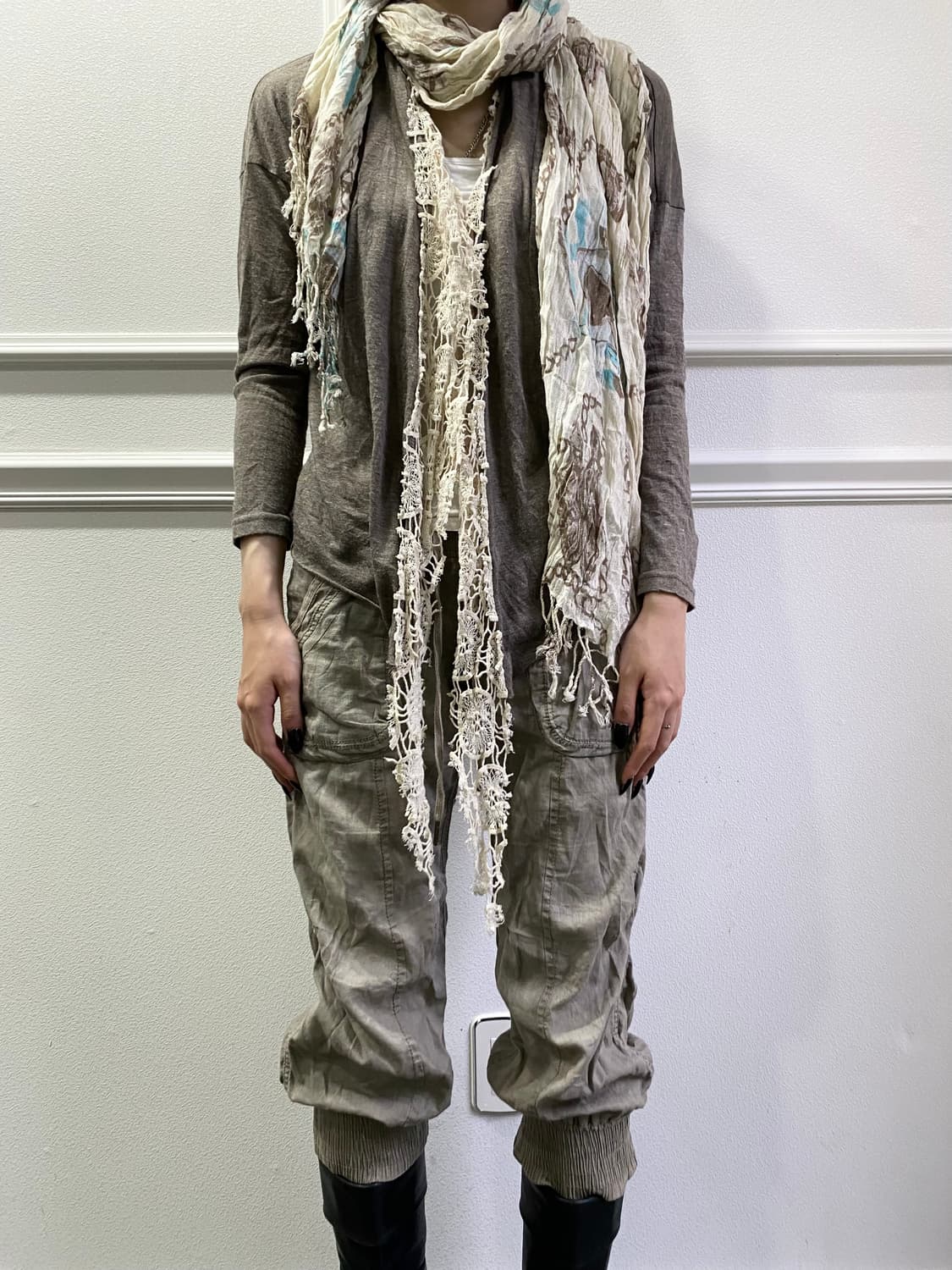 [G.O.A] 2000s Grunge Design 3/4 고아 상품이미지1