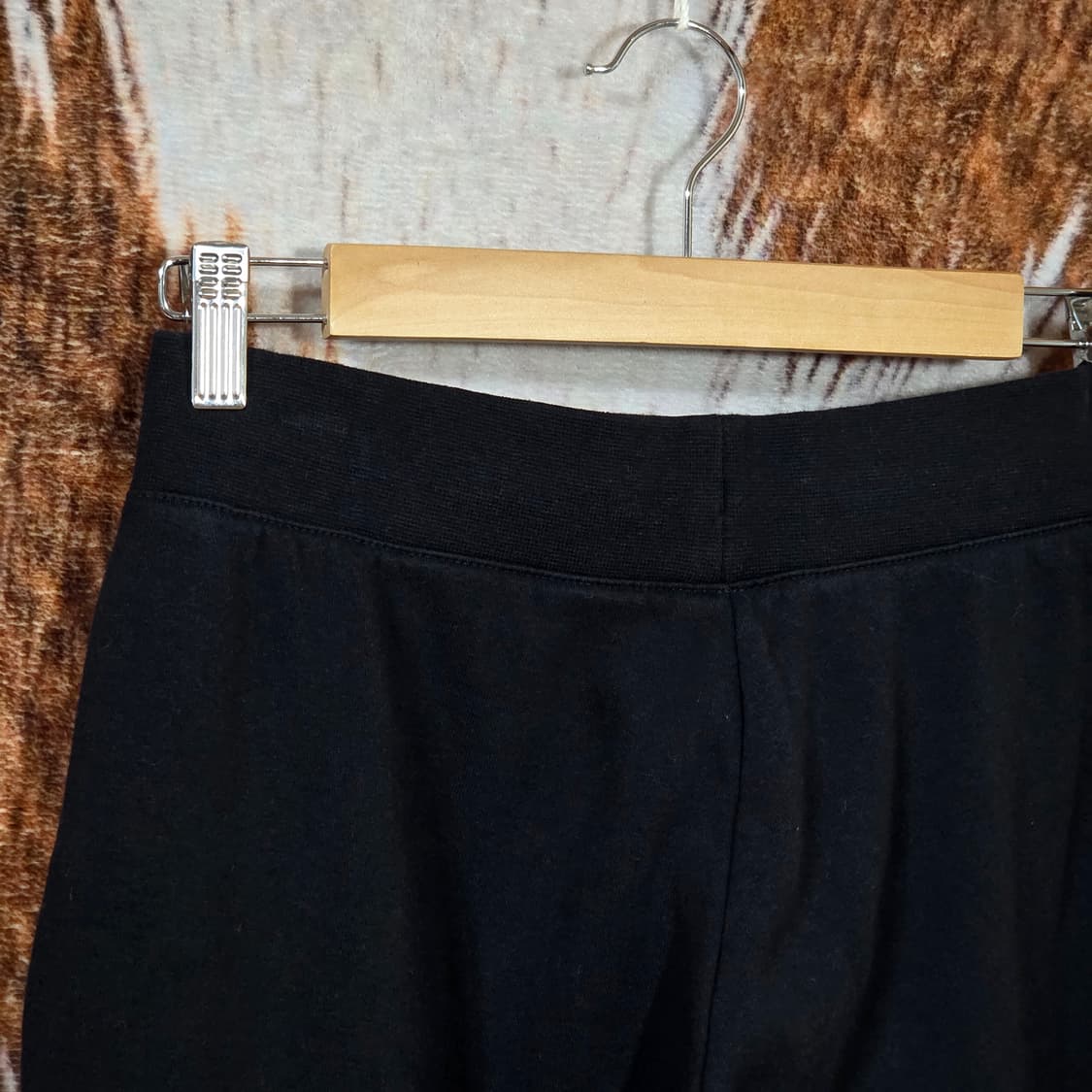 나이키 스우시 블랙 코튼 약기모 조거 팬츠 상품이미지5