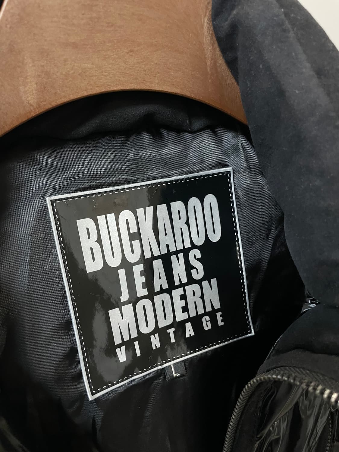 (L) Buckaroo 버커루 디테쳐블 글로시 유광 패딩 상품이미지7