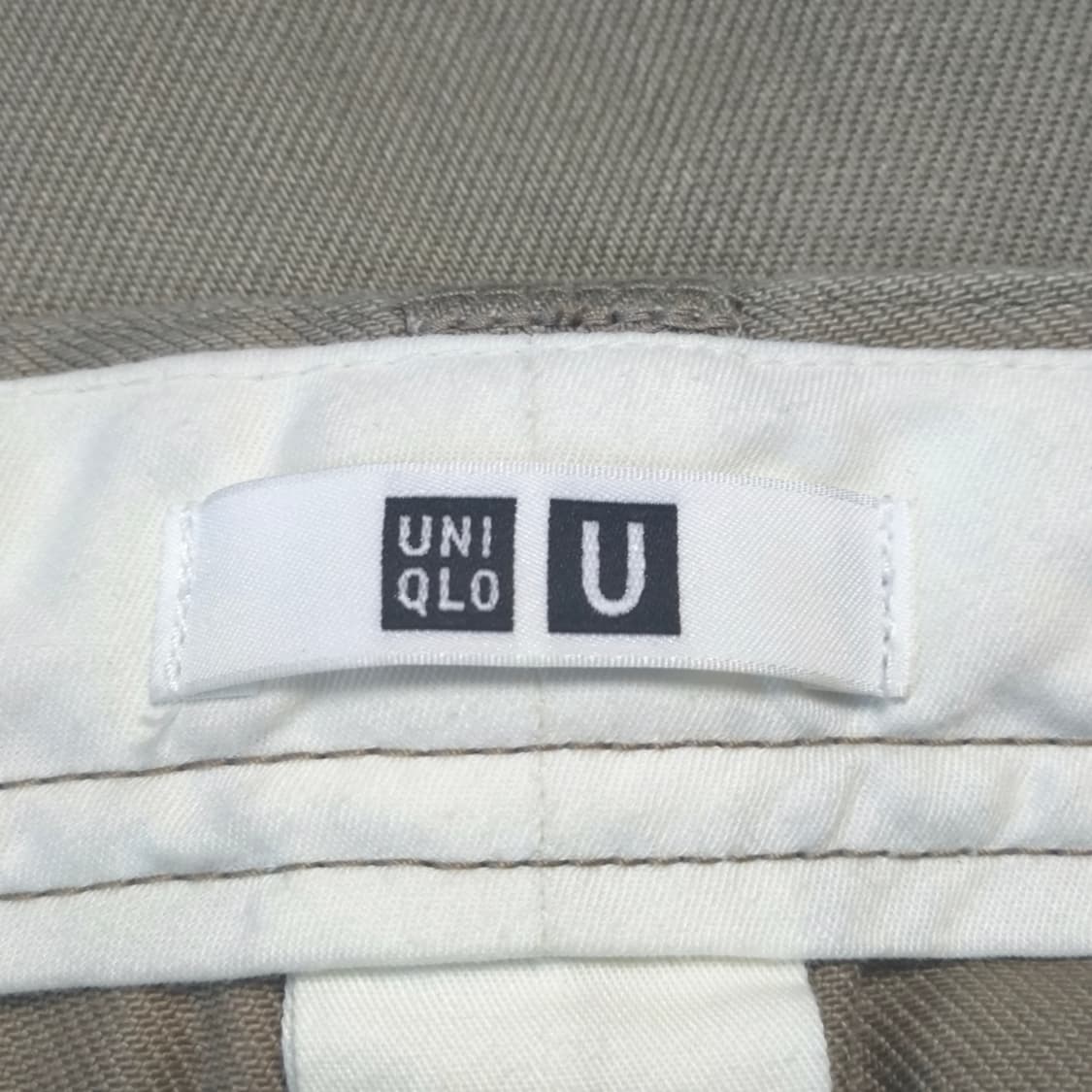 [36] 유니클로 U 와이드핏 치노 팬츠 상품이미지5