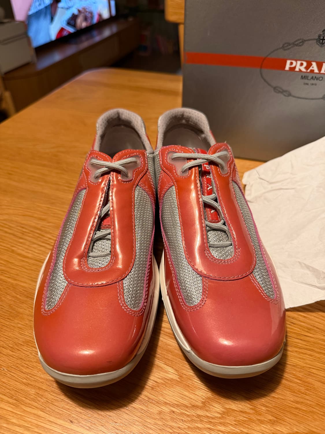 프라다 스포츠 빈티지 아메리카컵 5.5 / 39.5 / 250-255 상품이미지1