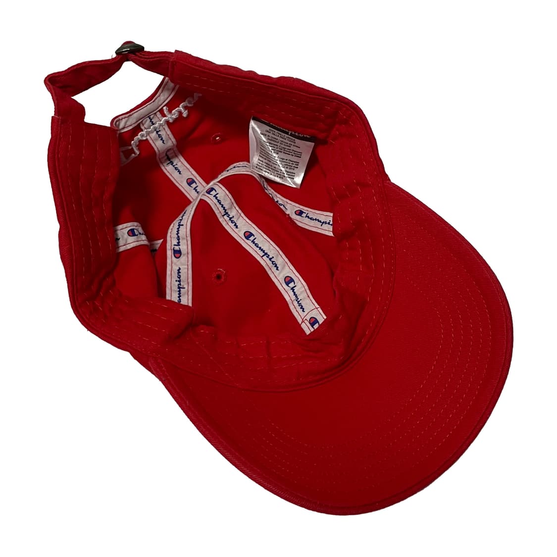 챔피온 레드 볼캡 모자 상품이미지5
