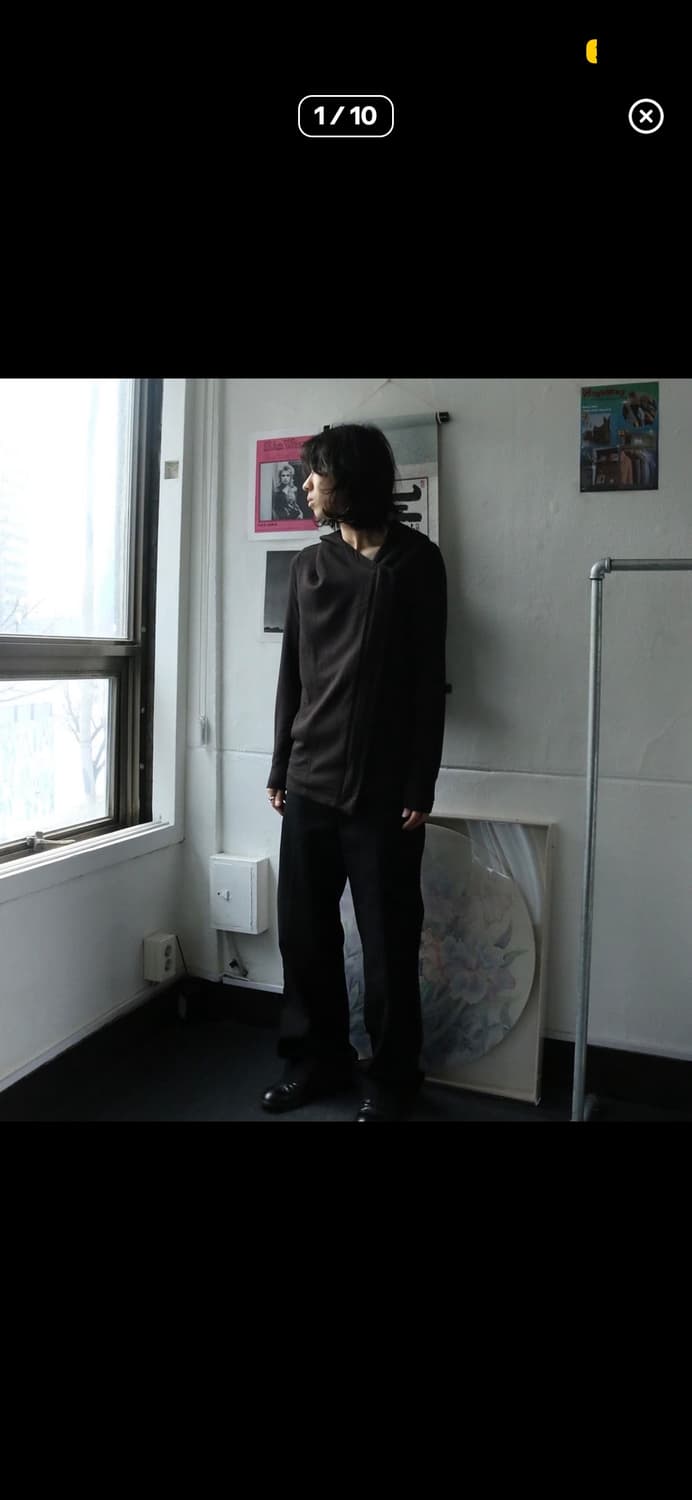 헬무트랭 비대칭 후드집업 자켓 상품이미지1