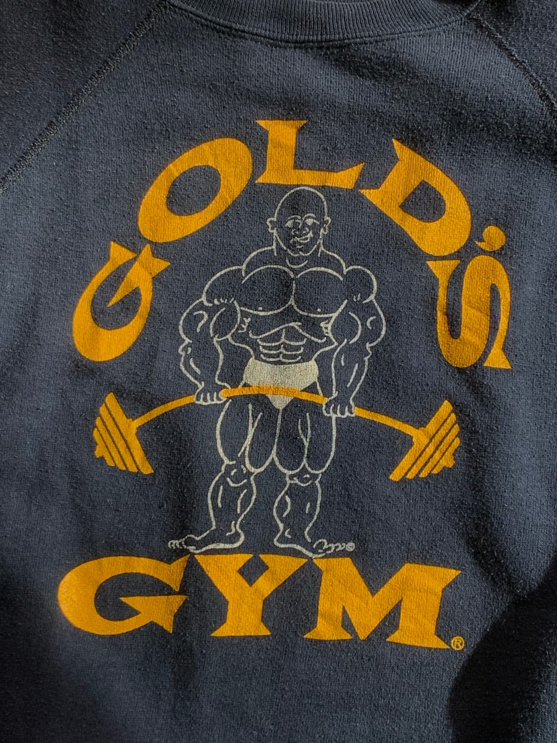 70-80s 골드 짐 프린팅 스웻셔츠 상품이미지3