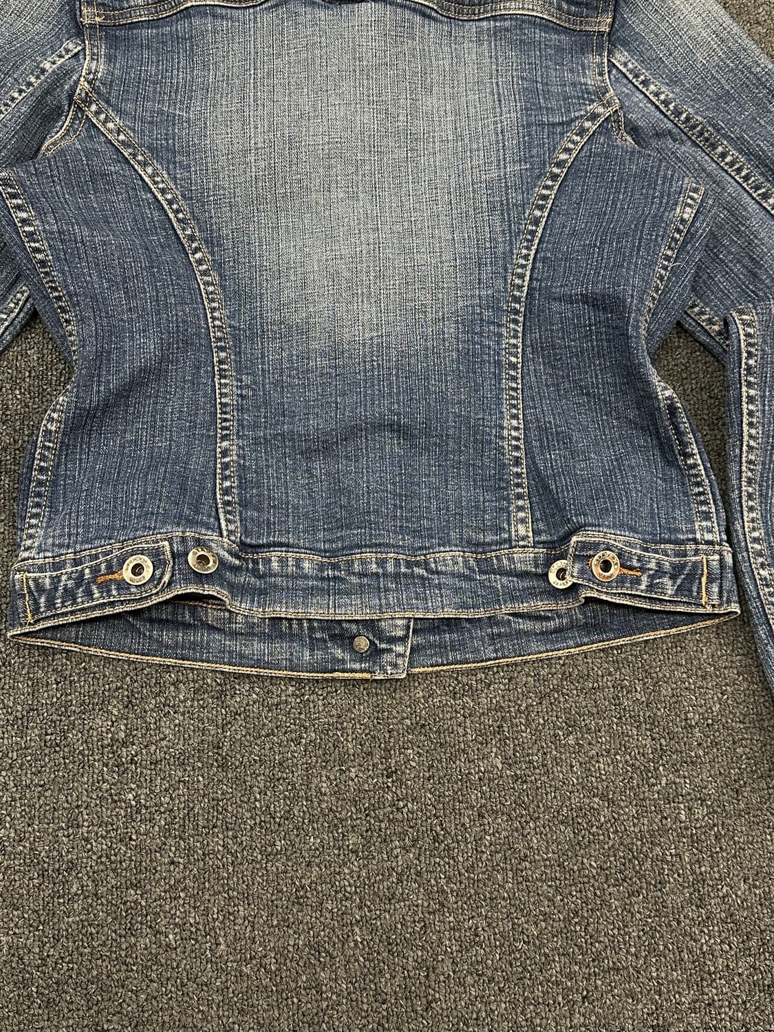 S)Japanese vintage 여성 트러커 데님 자켓 상품이미지5