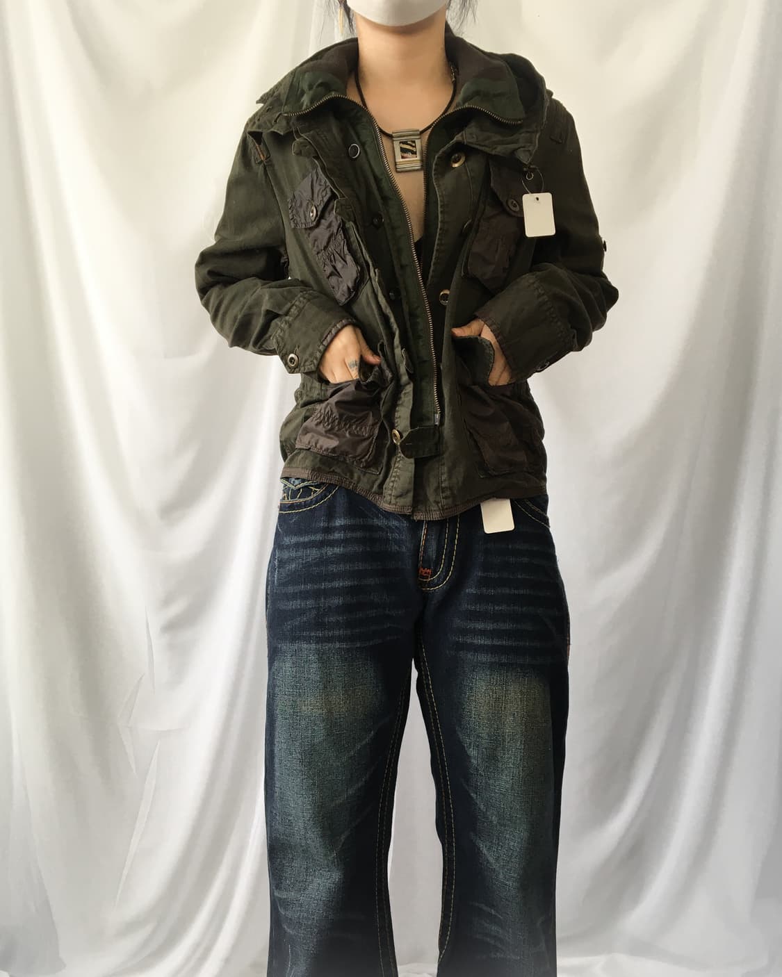 Avirex mfg high neck jacket 상품이미지1