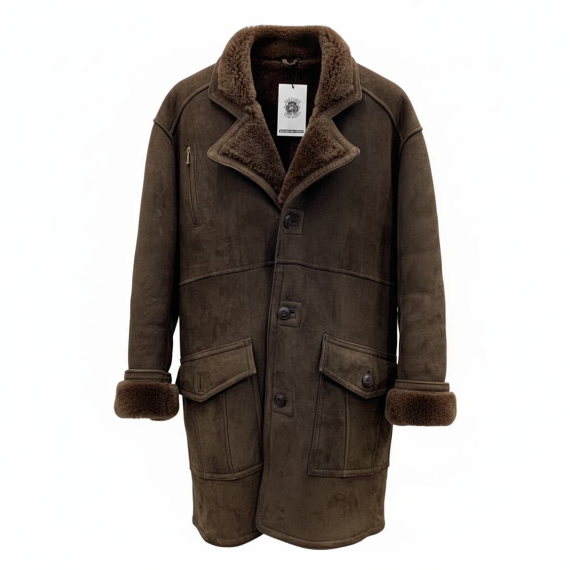 일본 빈티지 BERGE 양가죽 무스탕 코트 1711 상품이미지1