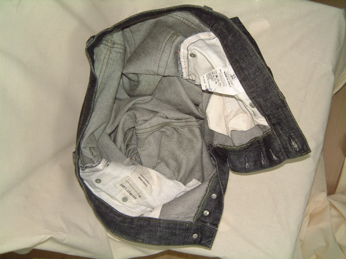 Helmut lang 00s 本人期 green thread denim 상품이미지1