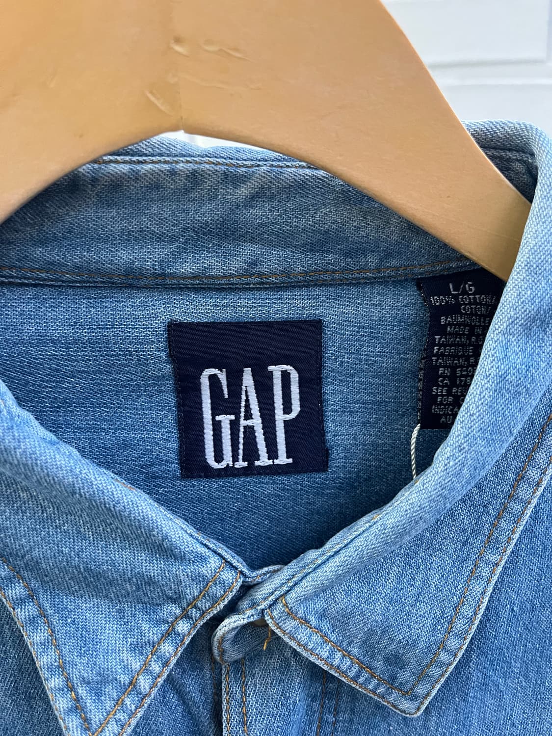 90's GAP denim shirt 상품이미지6