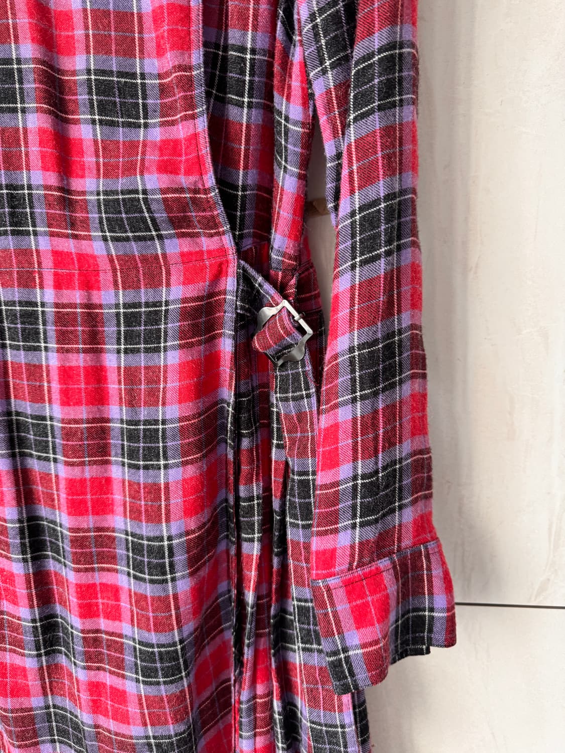 새상품 컨디션 Opening Ceremony 체크 셔츠 원피스6(55사이 상품이미지5