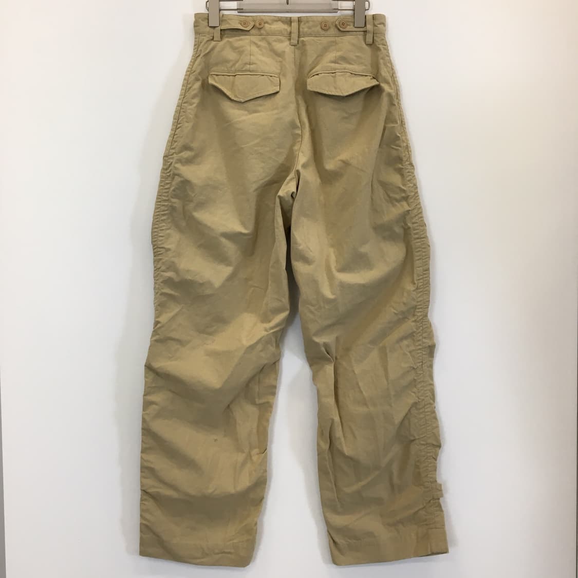 coor 쿠어 셔링 컴벳 트라우져 베이지팬츠 S  상품이미지3