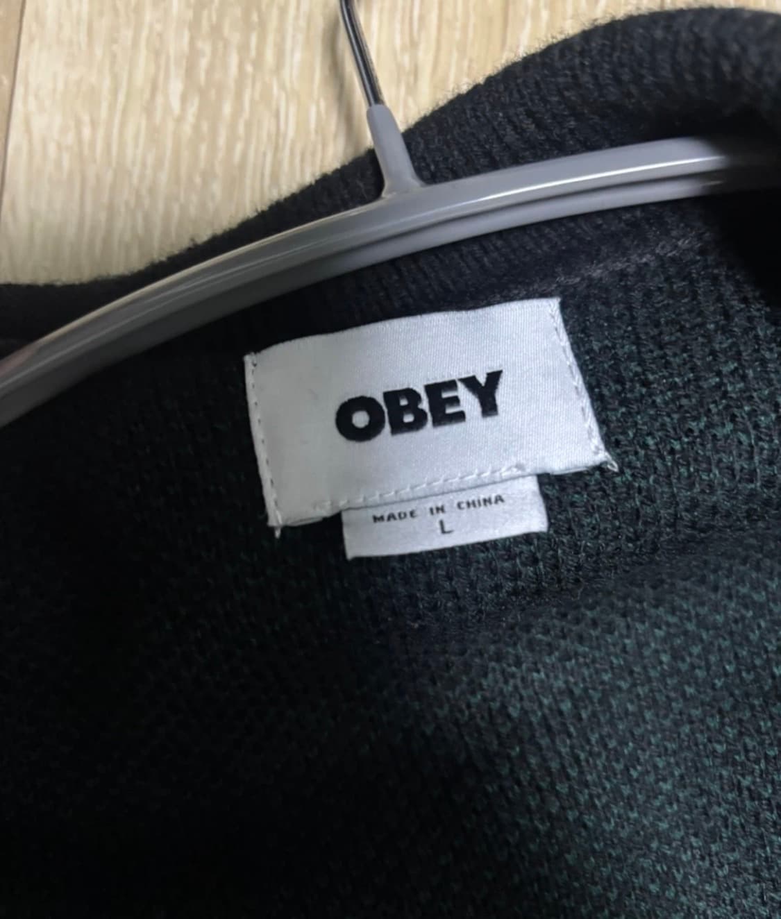 OBEY 니트 가디건 상품이미지4