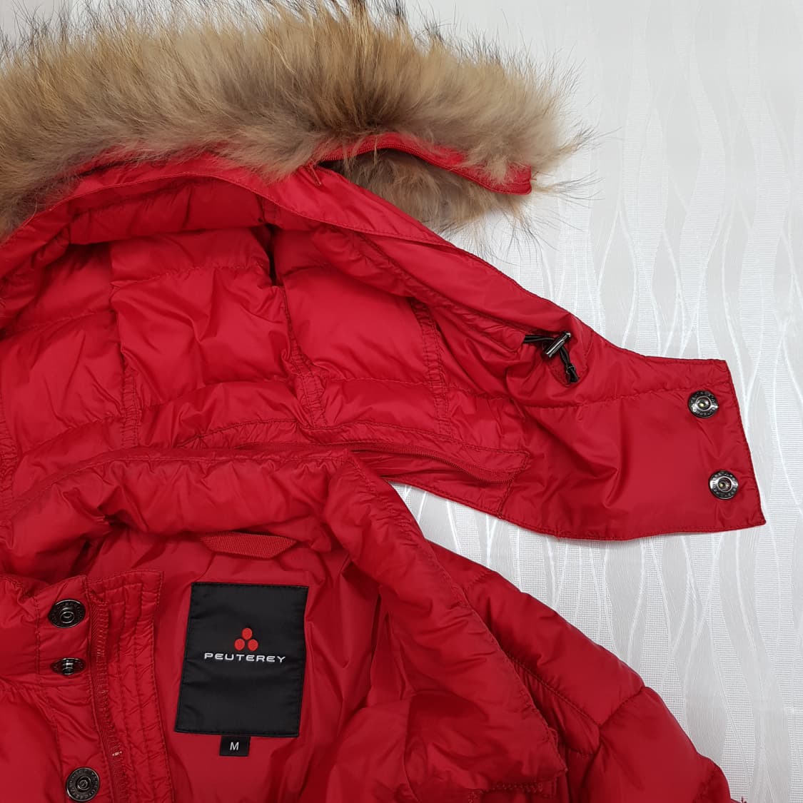 PEUTEREY 페트레이 라쿤퍼후드 구스다운 롱패딩 M사이즈 상품이미지10