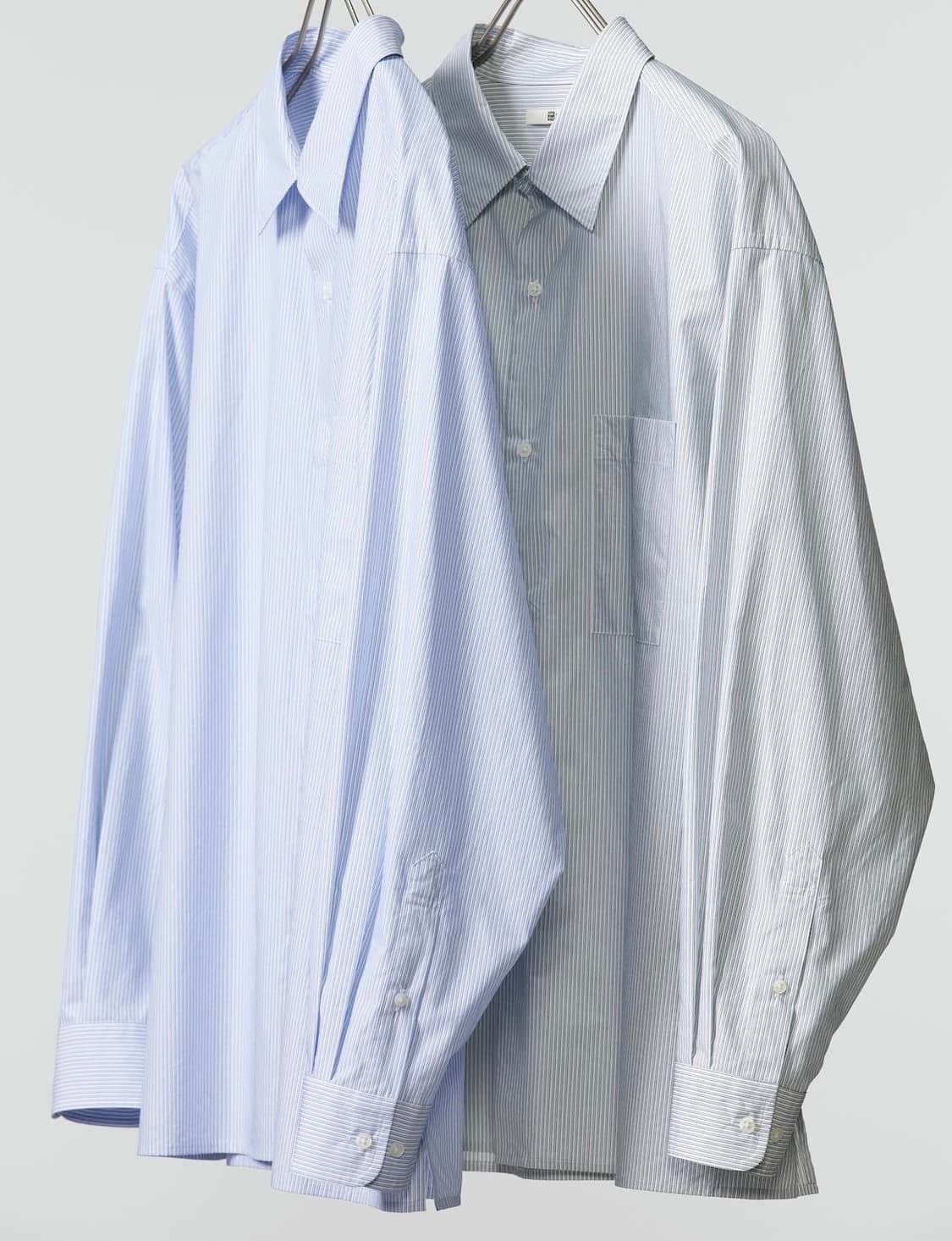 유니클로c 오버핏셔츠 그린 M 상품이미지4