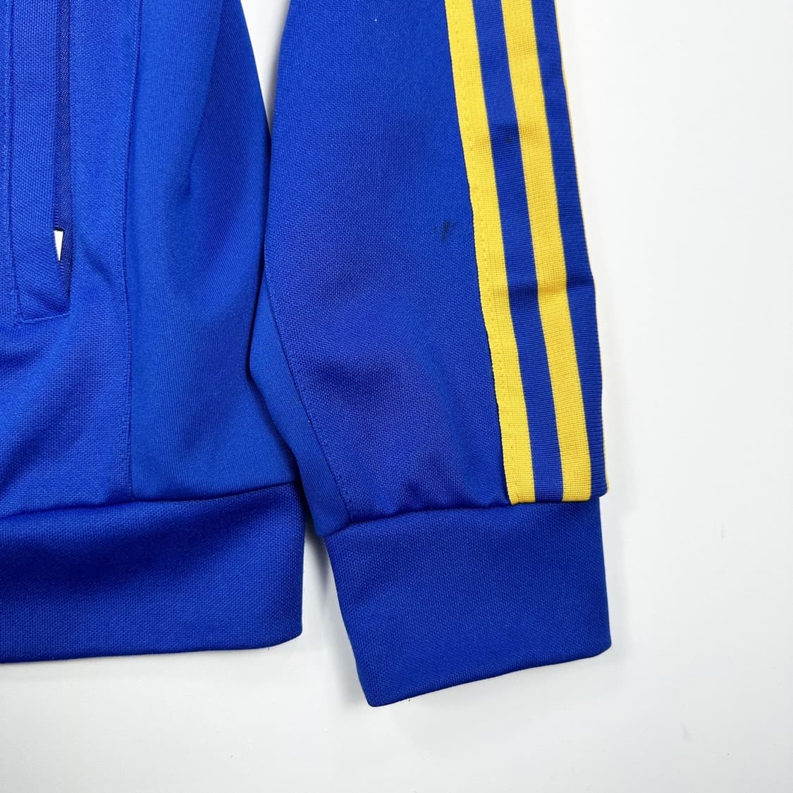 아디다스 오리지널 삼선 블루 트랙탑 져지 (실측 L) 상품이미지5