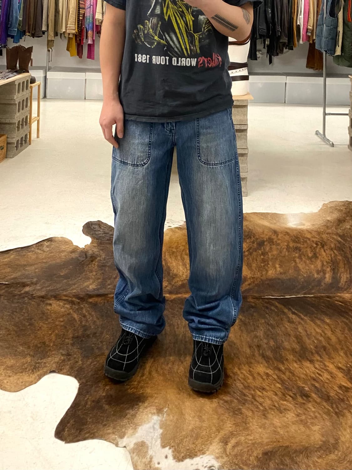 JW ANDERSON x UNIQLO fatigue denim pants 상품이미지8