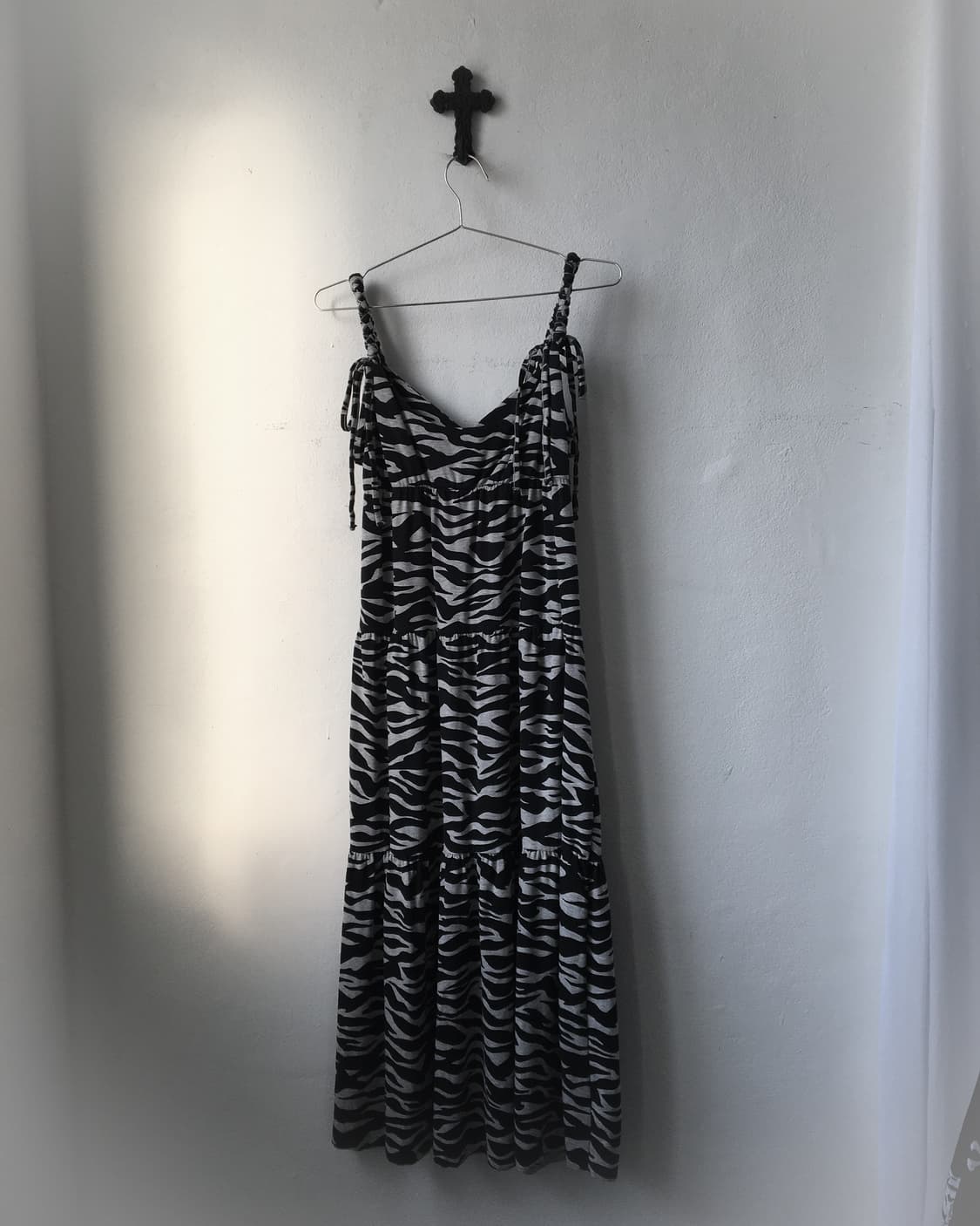 Zebra pattern sleeveless onepiece 상품이미지3