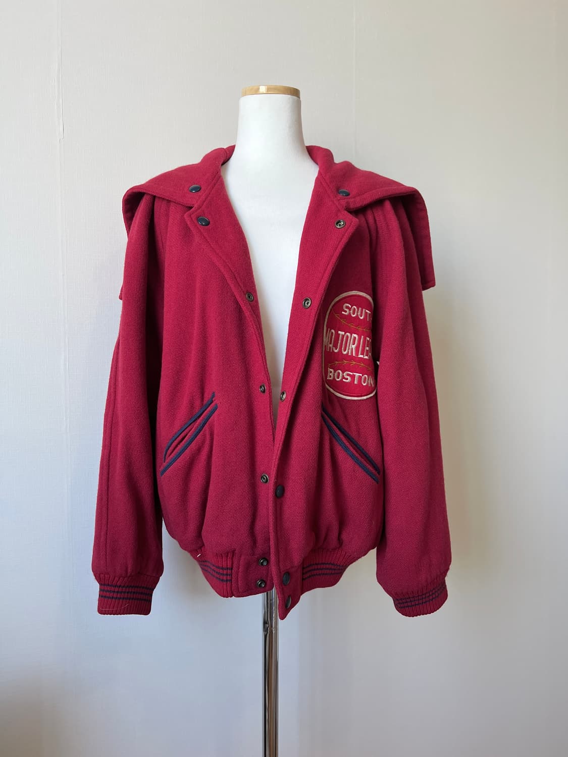 red varsity jacket 상품이미지3