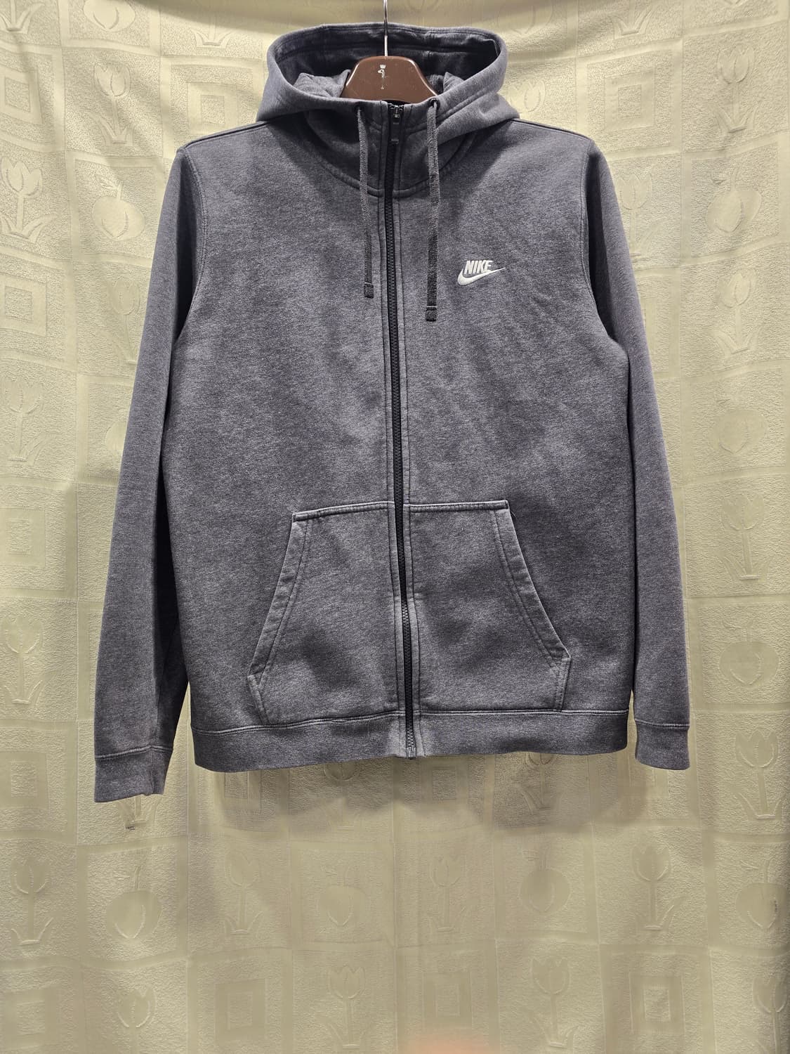 나이키 기모 회색 후드집업 자켓 M(95) 상품이미지1