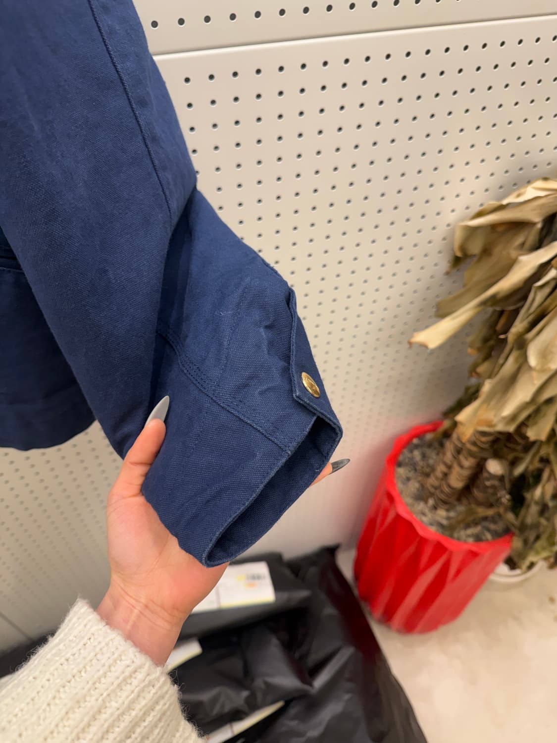 칼하트 wip 네이비 og 디트로이트 자켓 U636 상품이미지3