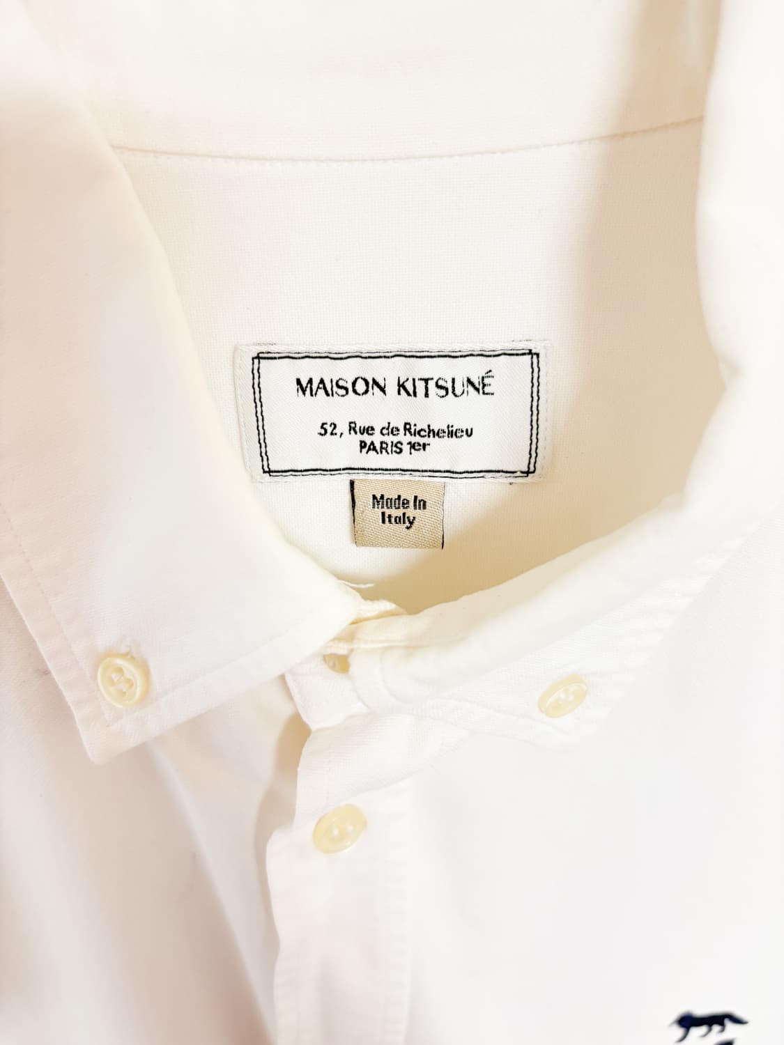 MAISON KITSUNE×COMME des GARCONS 버튼다운 셔츠 상품이미지2