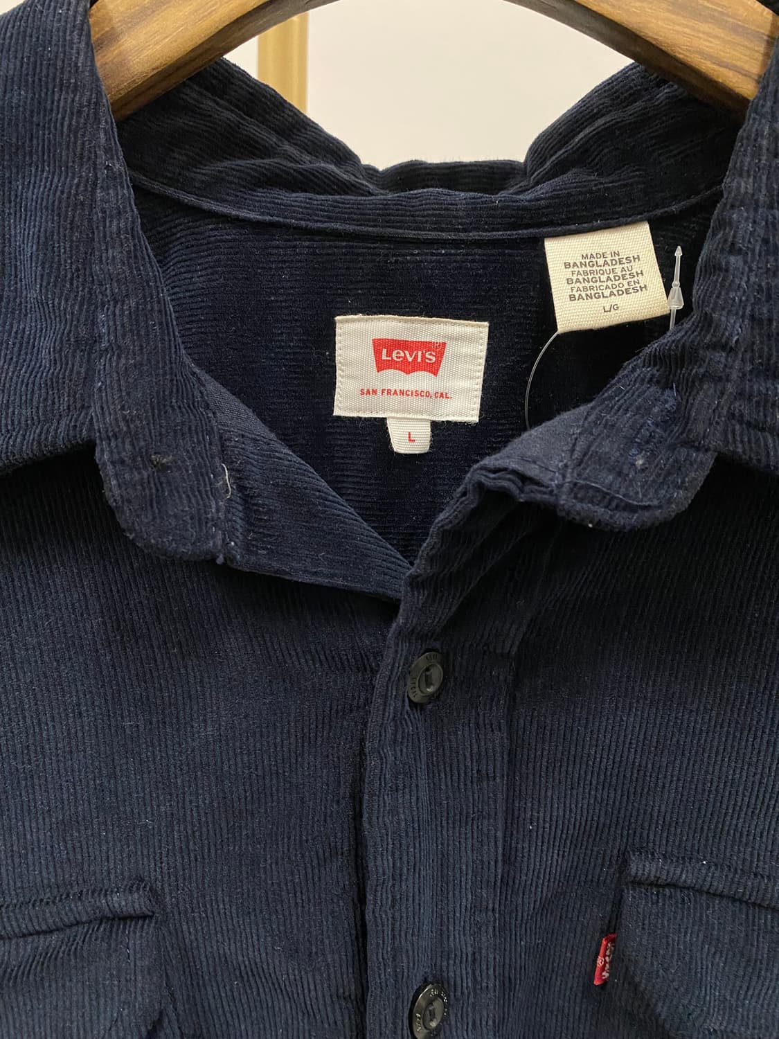 리바이스 코듀로이 셔츠 상품이미지3