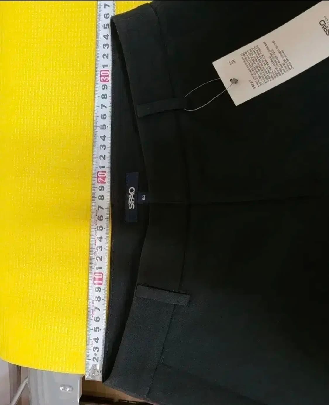 548 ) 스파오 스판 레이온 세미정장바지 블랙 상품이미지3