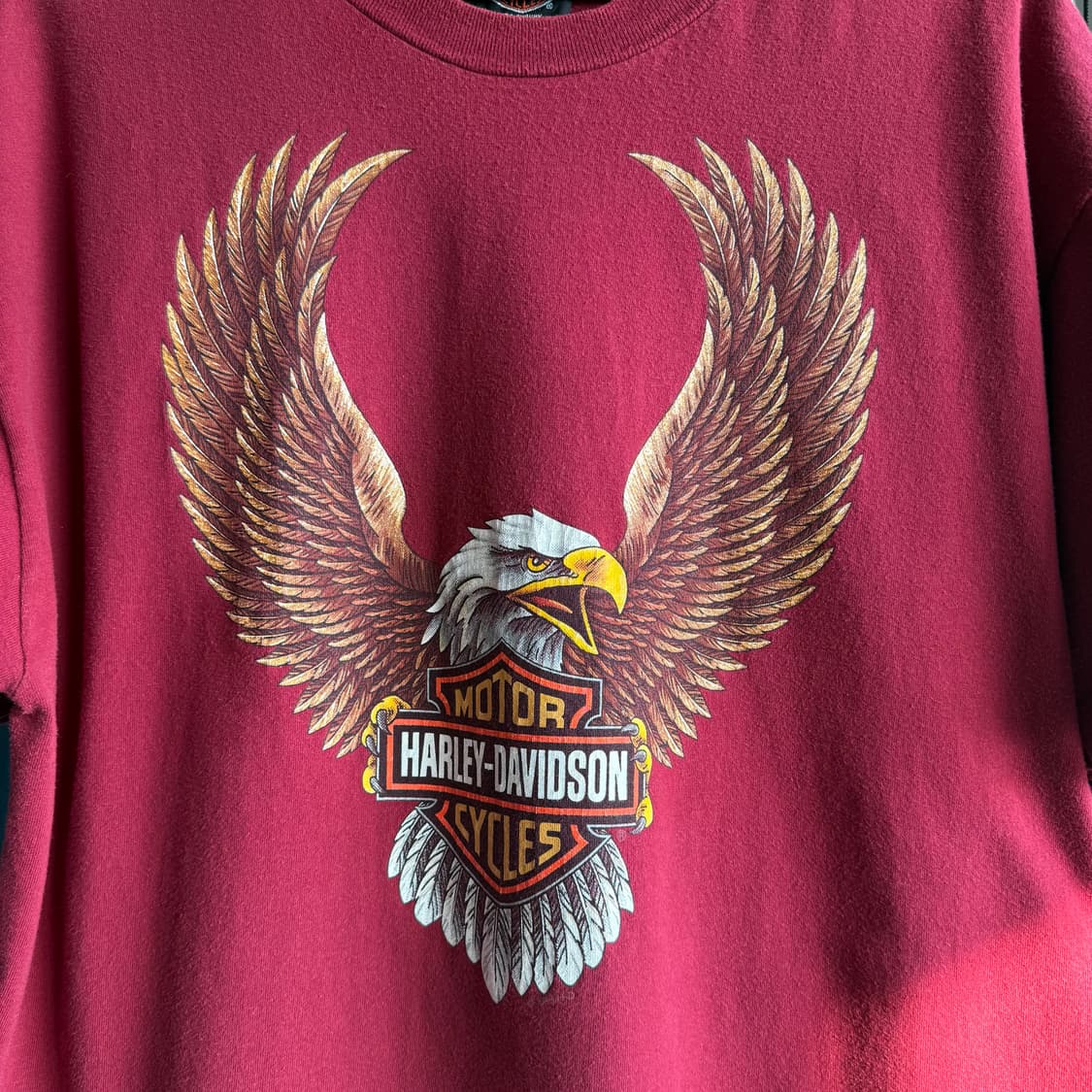 1995 Made in USA 할리 데이비슨 티셔츠 상품이미지3