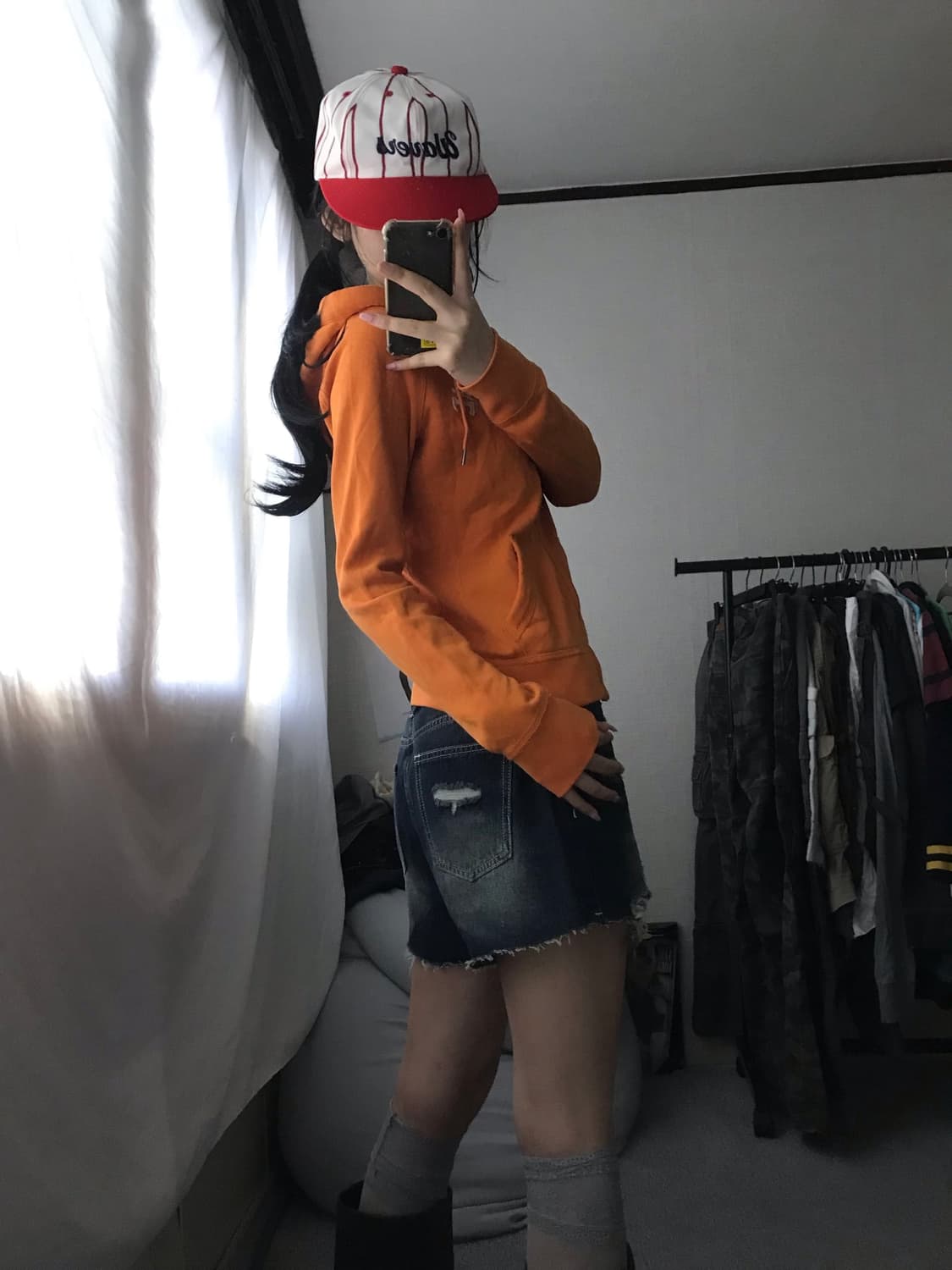 아베크롬비 오렌지 후드집업 상품이미지4
