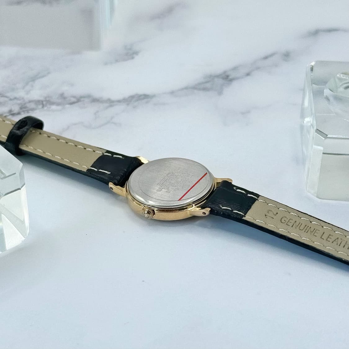 80s90s 빈티지 세이코 클래식 골드 라운드 워치 상품이미지2