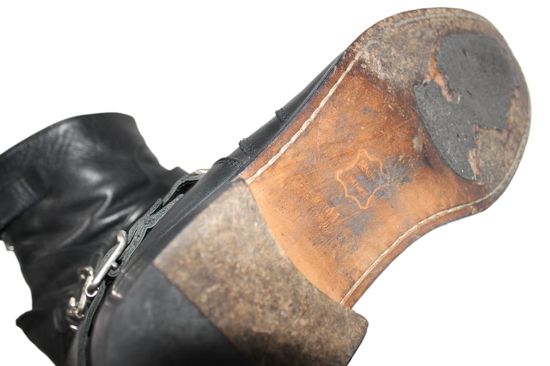 2000s JAPAN 스트랩 레더 부츠 상품이미지7