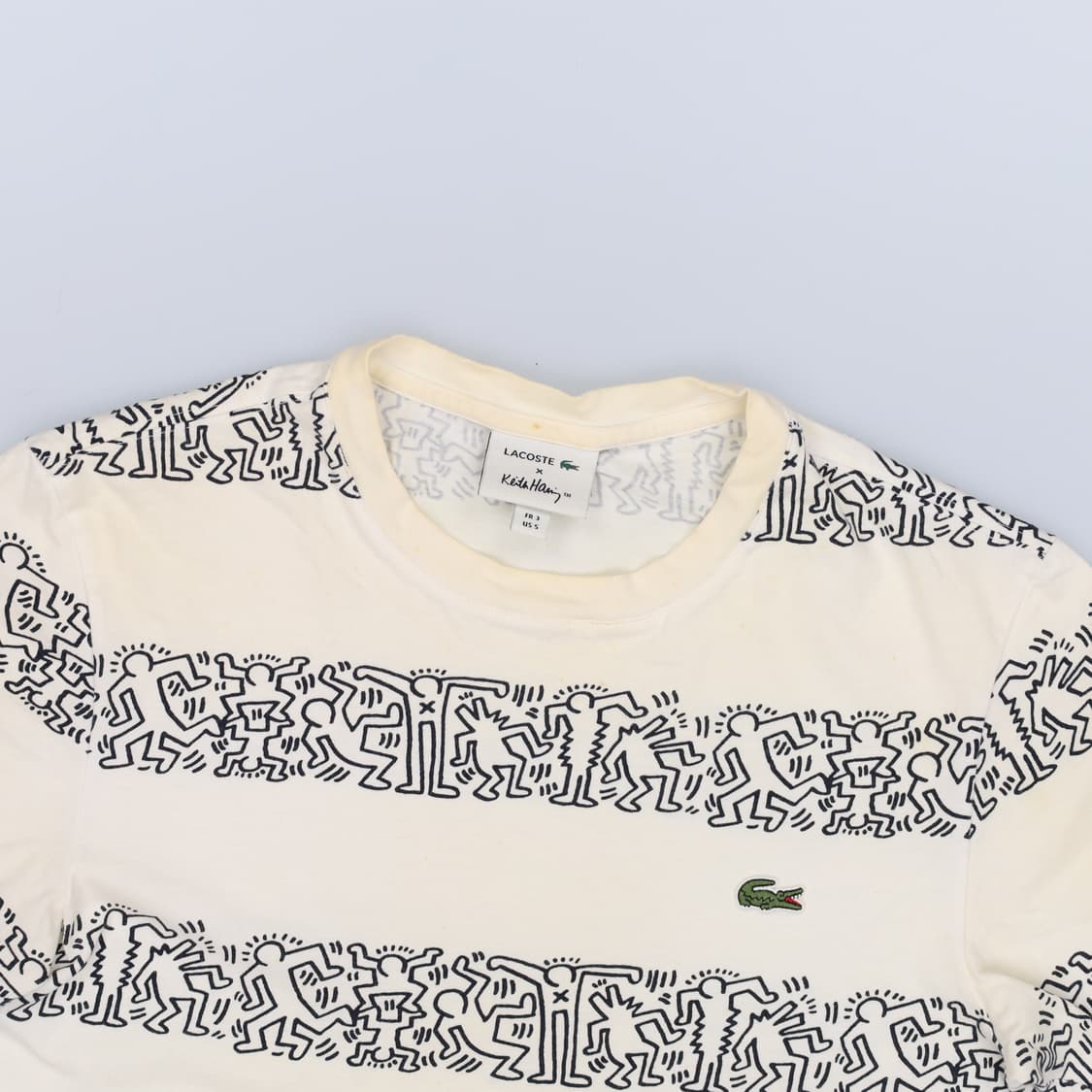 5 라코스테 패턴 반팔티 0417H1 상품이미지4