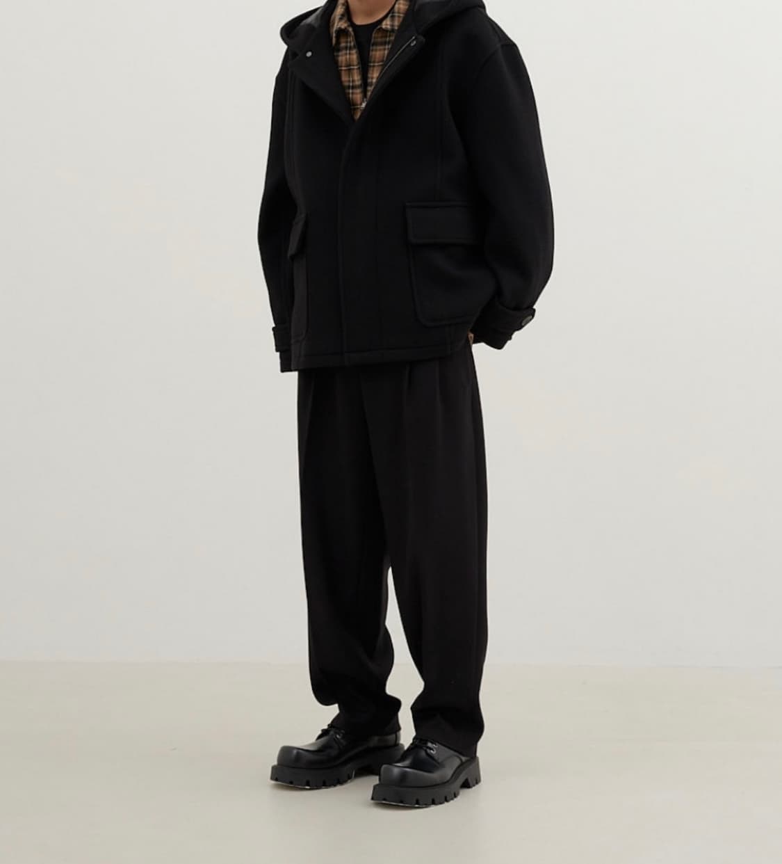 eql 에센셜 wide fit pants winter ver. L사이즈 상품이미지1