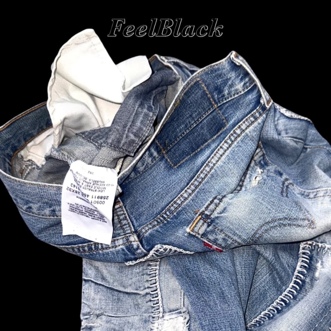 Levi’s Patchwork Damaged Denim 상품이미지7