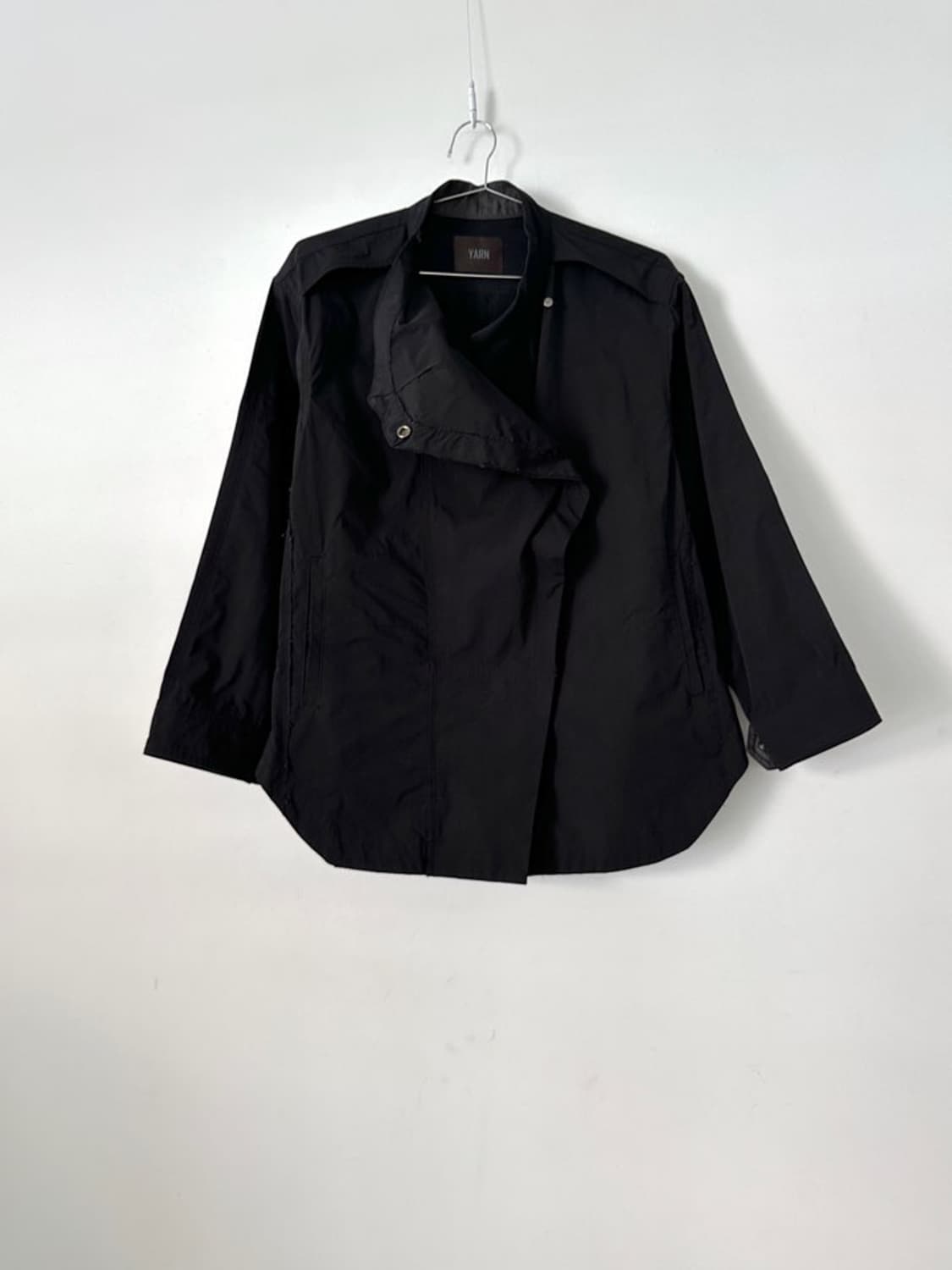 Front drape jacket / black 상품이미지7