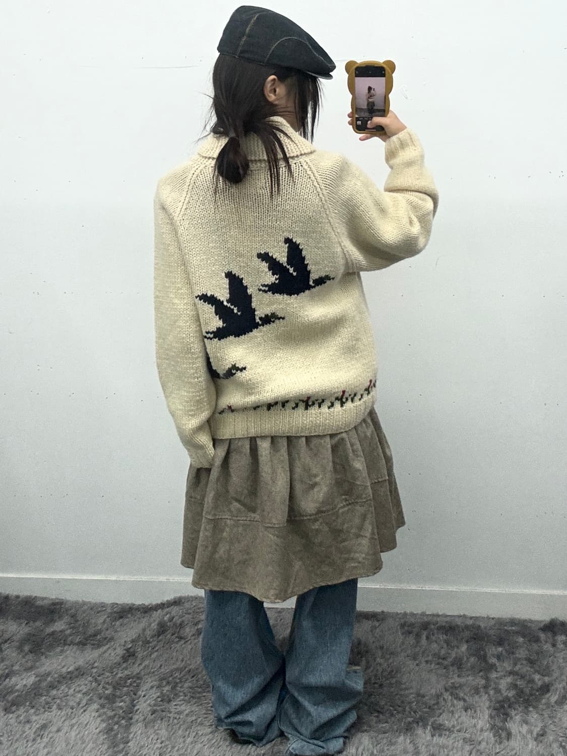 Gims tokyo gim woolen mills 니트 집업 상품이미지2